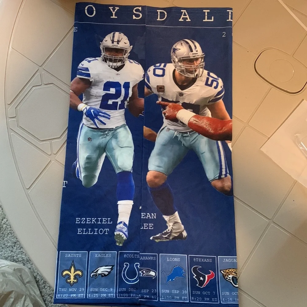 Dallas Cowboys cotton face cover